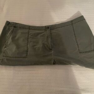 J. Jill Soft Green Shorts Plus Size 28 W